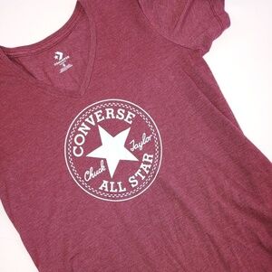 Converse All Star V-Neck T-Shirt S